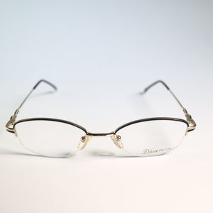 Diva petite Eastern States 9159 48-18 135 C-2.E eyeglasses gold half rim N14